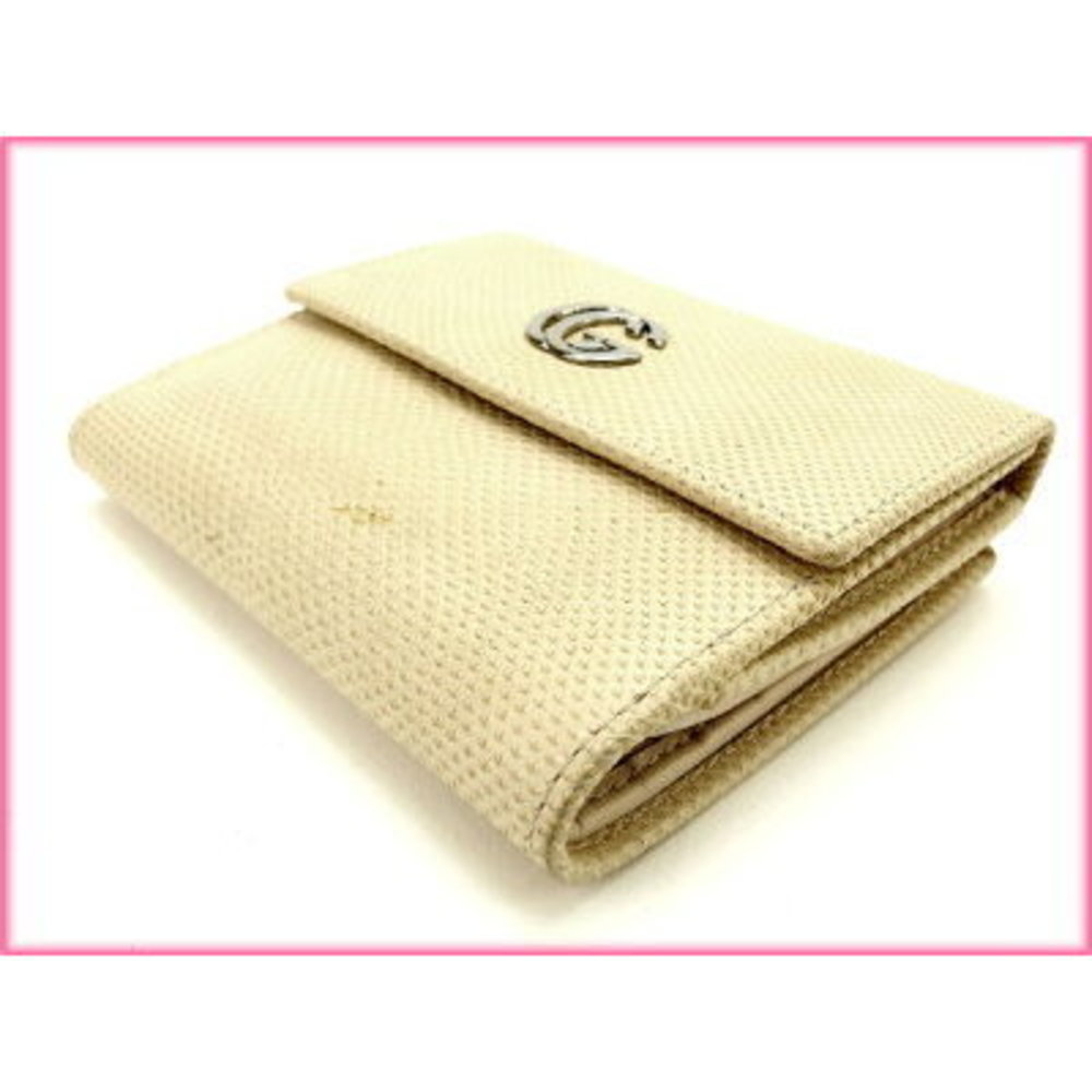 Gucci Wallet Beige Pink Python Leather - image 3
